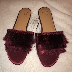 Cute Shag Slides B6